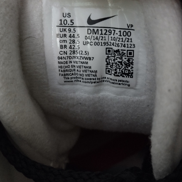 Nike Air More Uptempo Black/Ivory Primary Colors - Picture 7 of 7